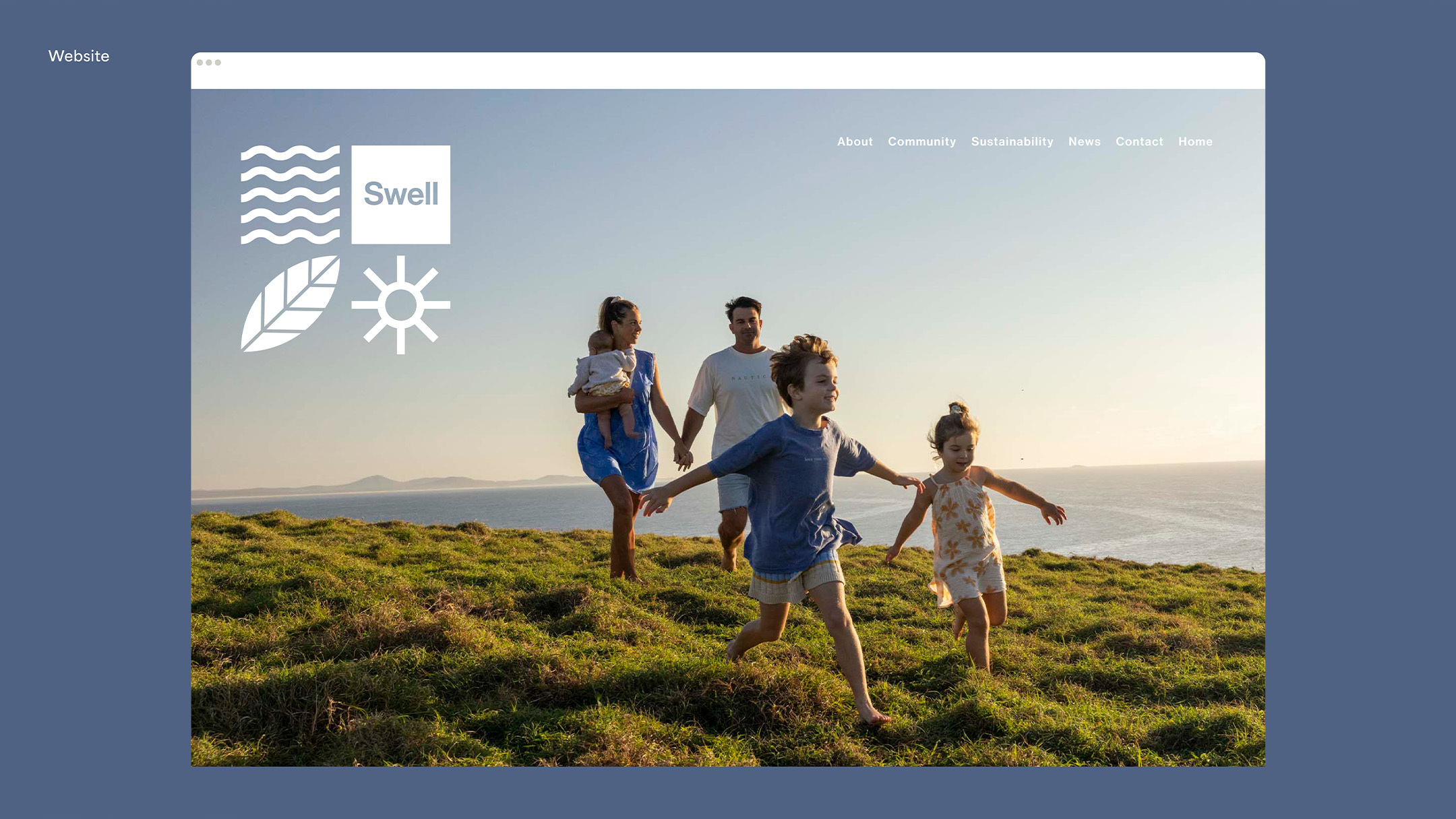 Swell web branding 1 page image