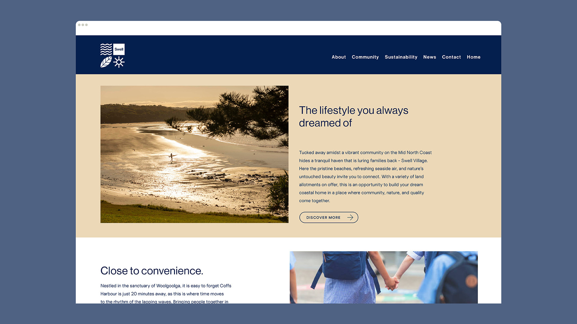 Swell web branding 2 page image